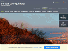 Tablet Screenshot of hoteljauregui.com